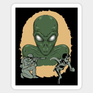 Alien Conspiracy Sticker